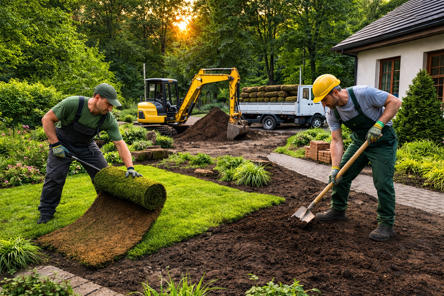 Бригада Prof But на об'єкті благоустрою в Дніпрі